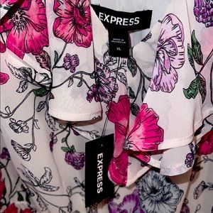 Womens Floral Express Dress